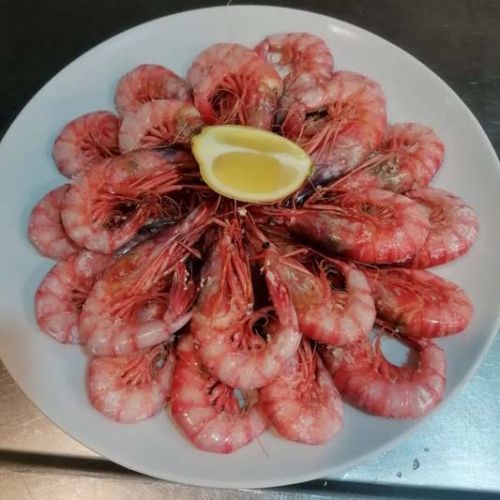 Plato de gambas