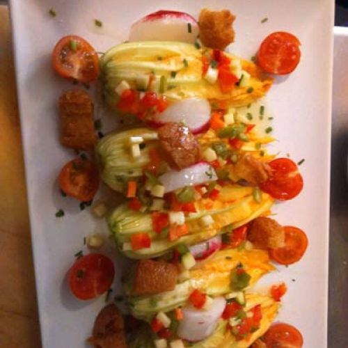 Flores de calabacín