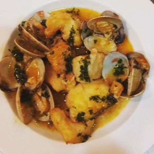 Merluza a la marinera