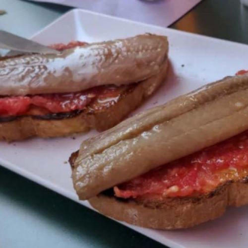 Tosta de sardina