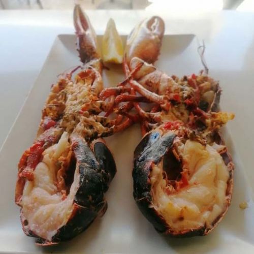 Langosta a la plancha